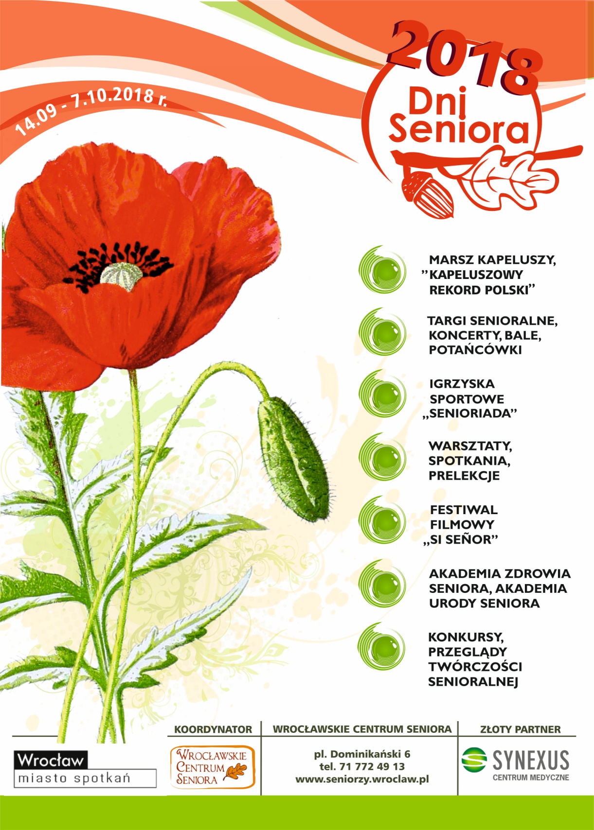 Plakat Dni Seniora 2018
